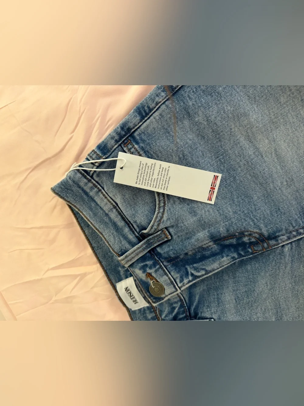 Hudson Jeans Frayed Hem Denim Shorts NWT